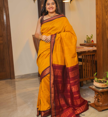 Handpicked Cotton Sarees – Zameeni Ethnic Essentials