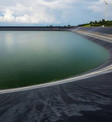 Sand Coating Geomembrane for Durable Pond & Canal Lining