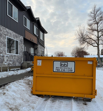 Edmonton Dumpster Bin Rentals for Home & Yard Cleanup