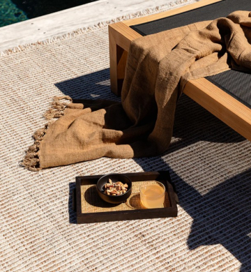 Premium Rhodes Teak Floor Rug – Elegance & Durability Combined