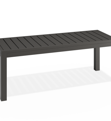 Premium Halki Bench Seat – Outdoor – 120cm – Charcoal