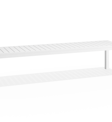 Spacious & Stylish Halki Bench Seat – 190cm Outdoor White